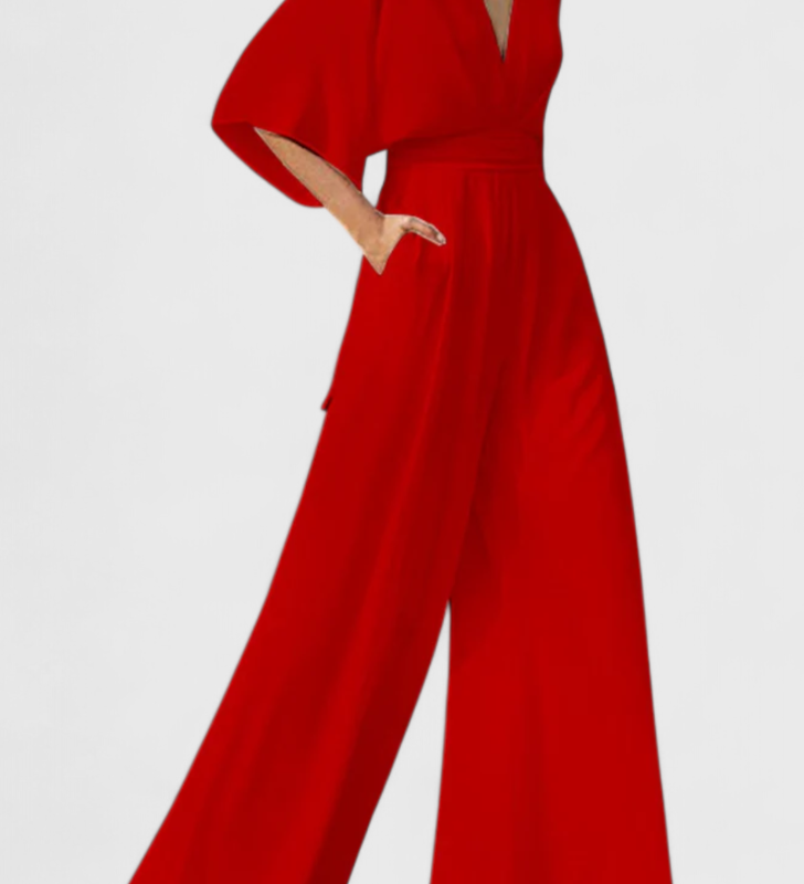 Isaura Mono Largo Elegante laia Jala ja V-kaelusega