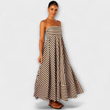 Maxi kleit Nocturnal Charm volangidega
