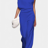 Etta Mono Asümmeetriline Voogav Pükskostüüm