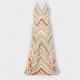 Remi - Mitmevärviline Missoni kaldpindadega maksikleit