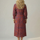 Valentina™ | Ristitud midi kleit