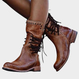 Caithlyn™ | Vintage Saapad Kinnastega