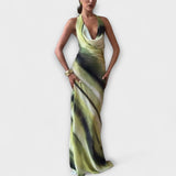 Klassikalised maxi kleidid degradee ja tie-dye'ga