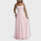 Emberly - elegantne maxi kleit jacquard kangast