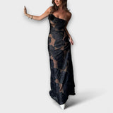 Sara - Lillemustriga maxi kleidid