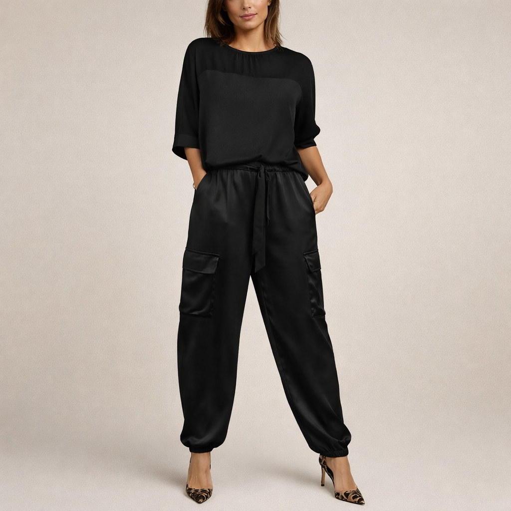 Clara™ | Lahtine satiinist cargo komplekt