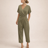 Magda™ | Elegantne ristitud overall
