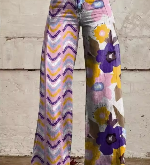 Isadora™ | Boho Lilled Püksid