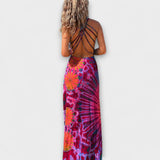 Ronja - La Bamba Maxi kleit tie-dye mustriga