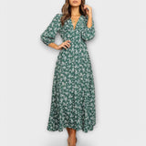 Maxi lilleline kleit naistele
