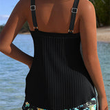 Rocío™ | Riba-tankini kaheosalise aluspükstega