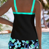 Aitana™ | Elegantne Kaheosaline Tankini Komplekt