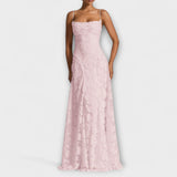 Emberly - elegantne maxi kleit jacquard kangast