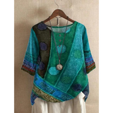 Valerie - boho stiilis mitmevärviline top