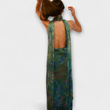 Maisie - Monet'i iirise mustriga maxi kleit