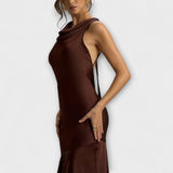 Lennon - Elegantne siidist maxi kleidid