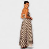Maxi kleit Nocturnal Charm volangidega