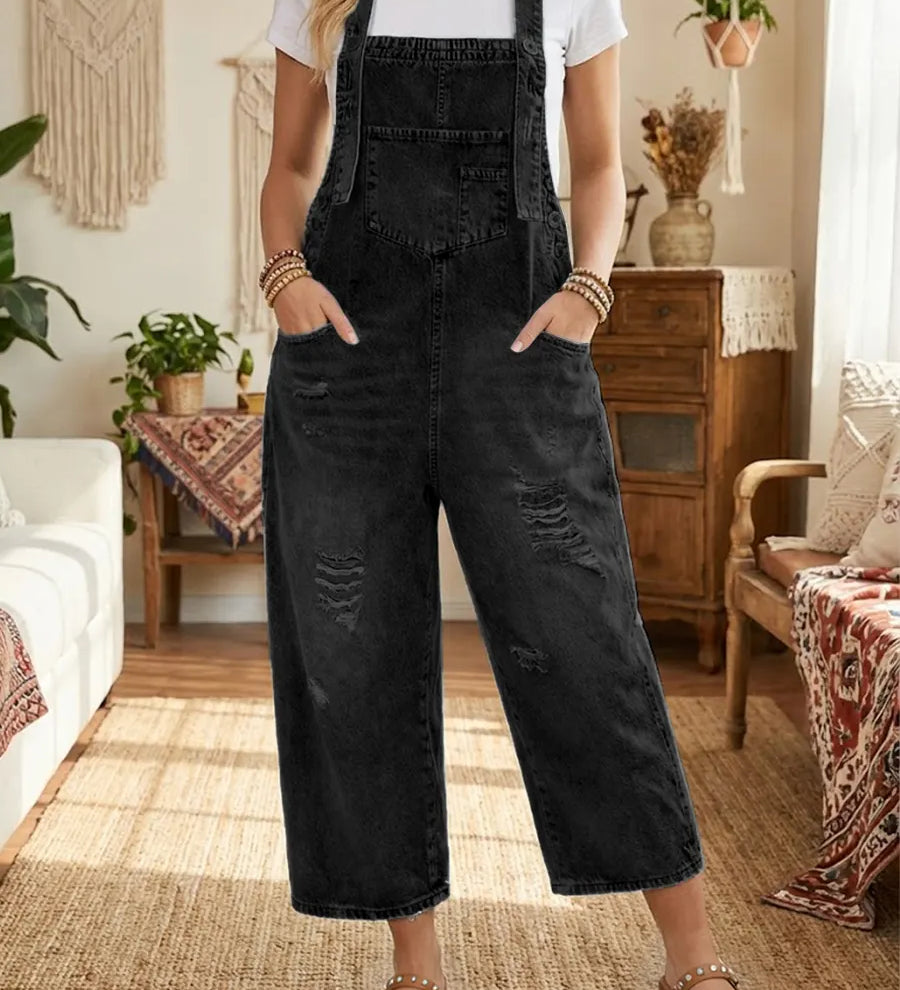 Aurevia | Vintage välimusega denimist aianduspüksid