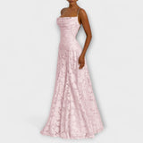 Emberly - elegantne maxi kleit jacquard kangast