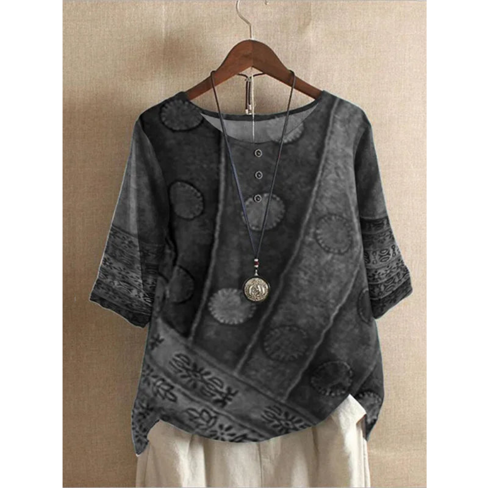 Valerie - boho stiilis mitmevärviline top