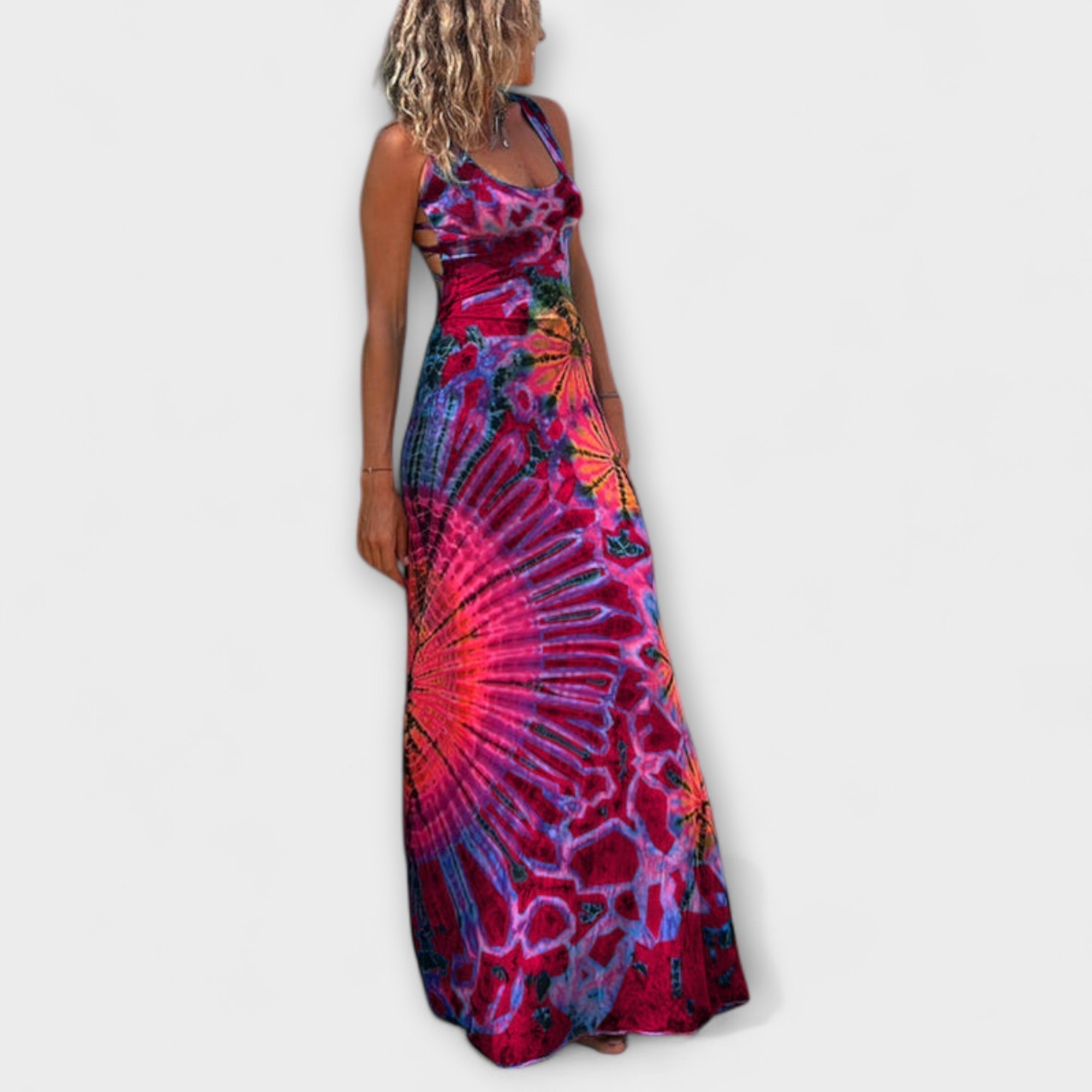Ronja™ | Tie-dye mustriga maksikleit