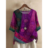 Valerie - boho stiilis mitmevärviline top