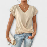 Eloise - V-kaelusega top ja sõlme detail