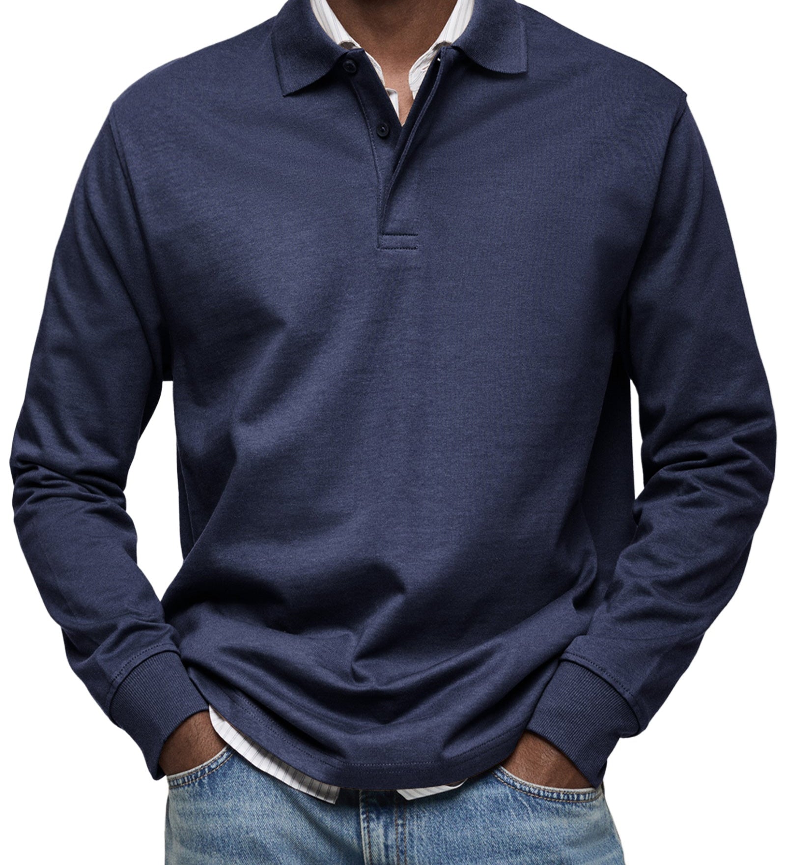 HUGO® | Luksuslik pika varrukaga polo