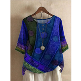 Valerie - boho stiilis mitmevärviline top