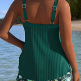 Rocío™ | Riba-tankini kaheosalise aluspükstega