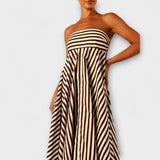 Maxi kleit Nocturnal Charm volangidega