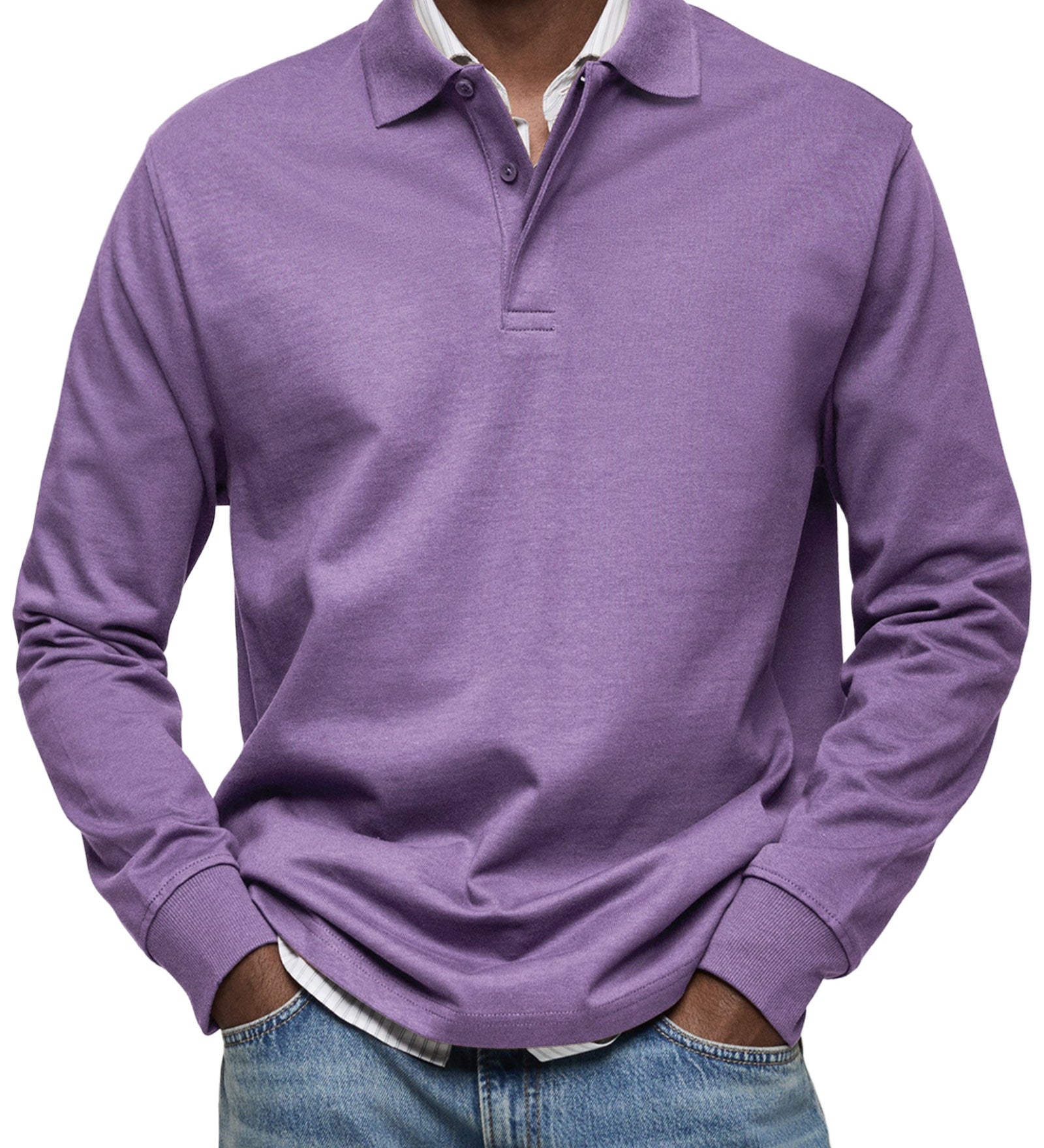 HUGO® | Luksuslik pika varrukaga polo