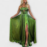 Maxi kleit metallkangast