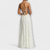 Emberly - elegantne maxi kleit jacquard kangast