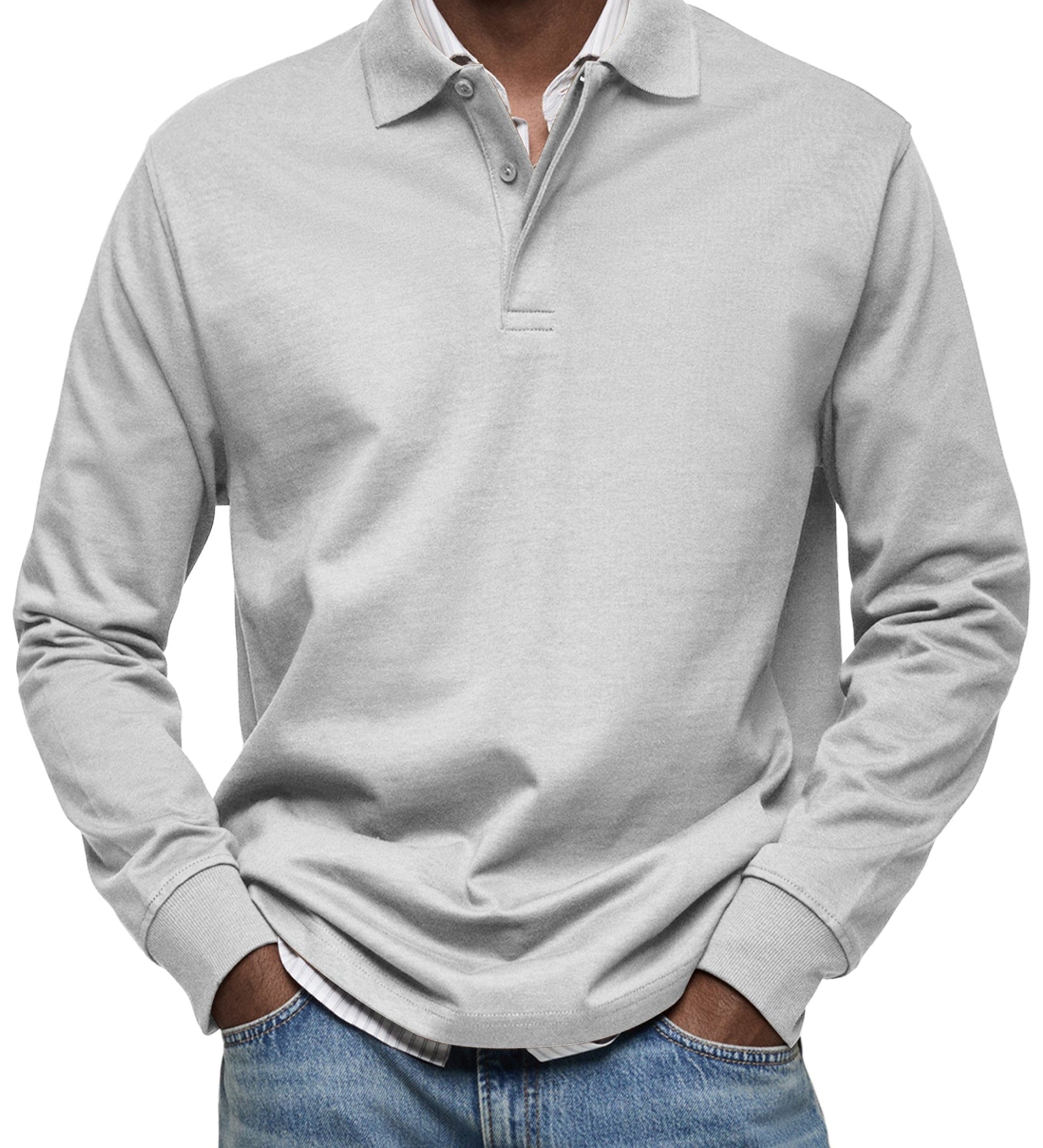 HUGO® | Luksuslik pika varrukaga polo