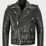 Austin™ | Klassikaline Nahk Biker Jakk
