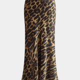 Elena Falda Maxi Slim leopardi mustriga