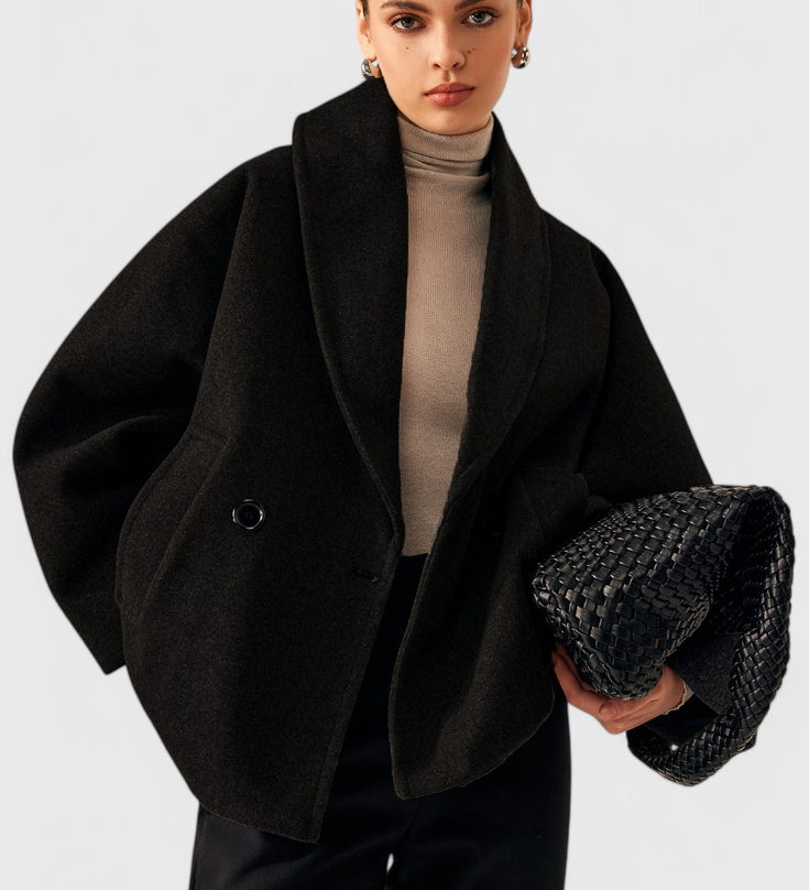 Helena | Üksikasjalik Tweed Mantel