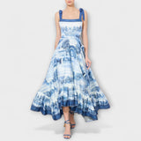 Lucía - Lummav lilleline maxi kleit