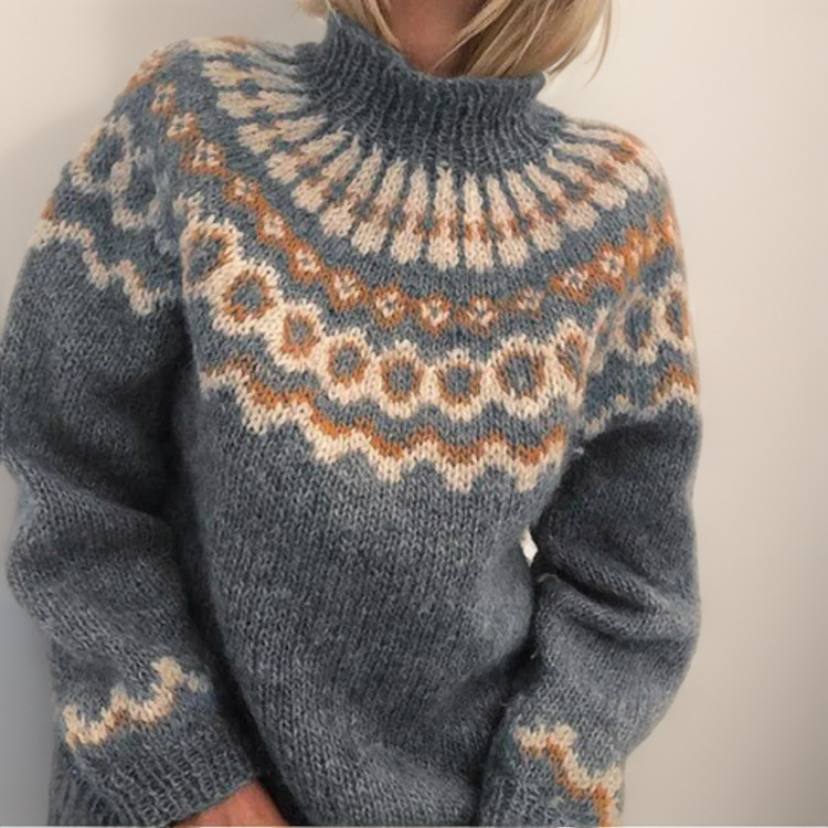 Carla | Vintage kudumisa sweater saarega