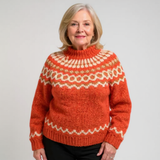 Carla | Vintage kudumisa sweater saarega