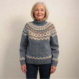 Carla | Vintage kudumisa sweater saarega