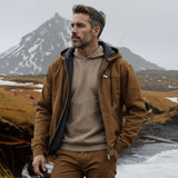 Gaspard™ | Elegantne kapuutsiga ja lukuga jakk