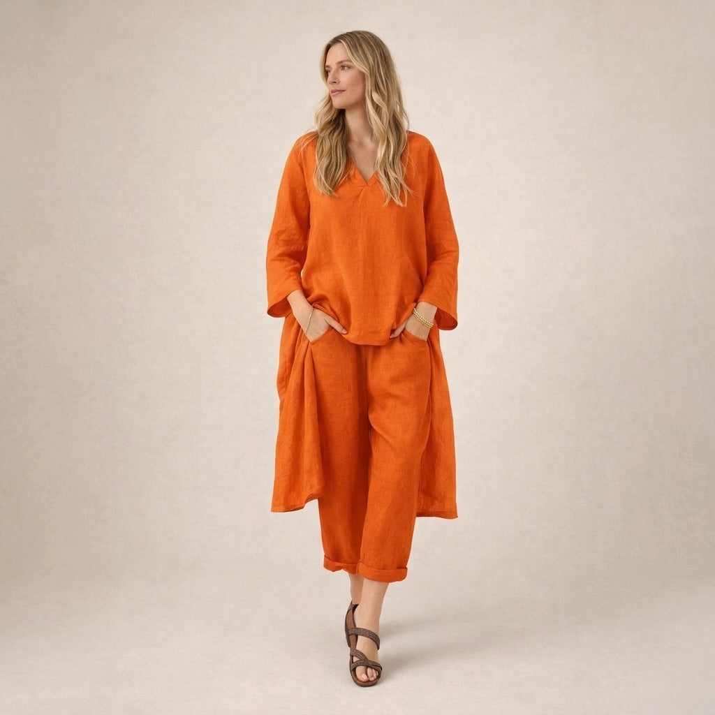 Mariana™ | Lõdva linane komplekt