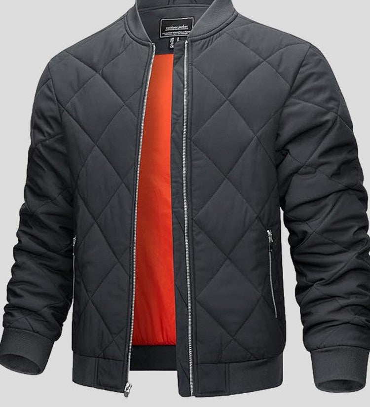 Morten™ | Elegantne seemisnahast bomberjakk