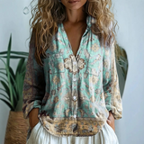 Sofía – Casual pluus loodusliku mustriga