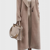 Chloe | Elegantne Täispikk Struktuurne Mantel