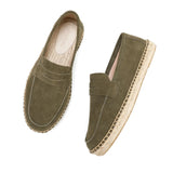Elegantne seemisnahast espadrill