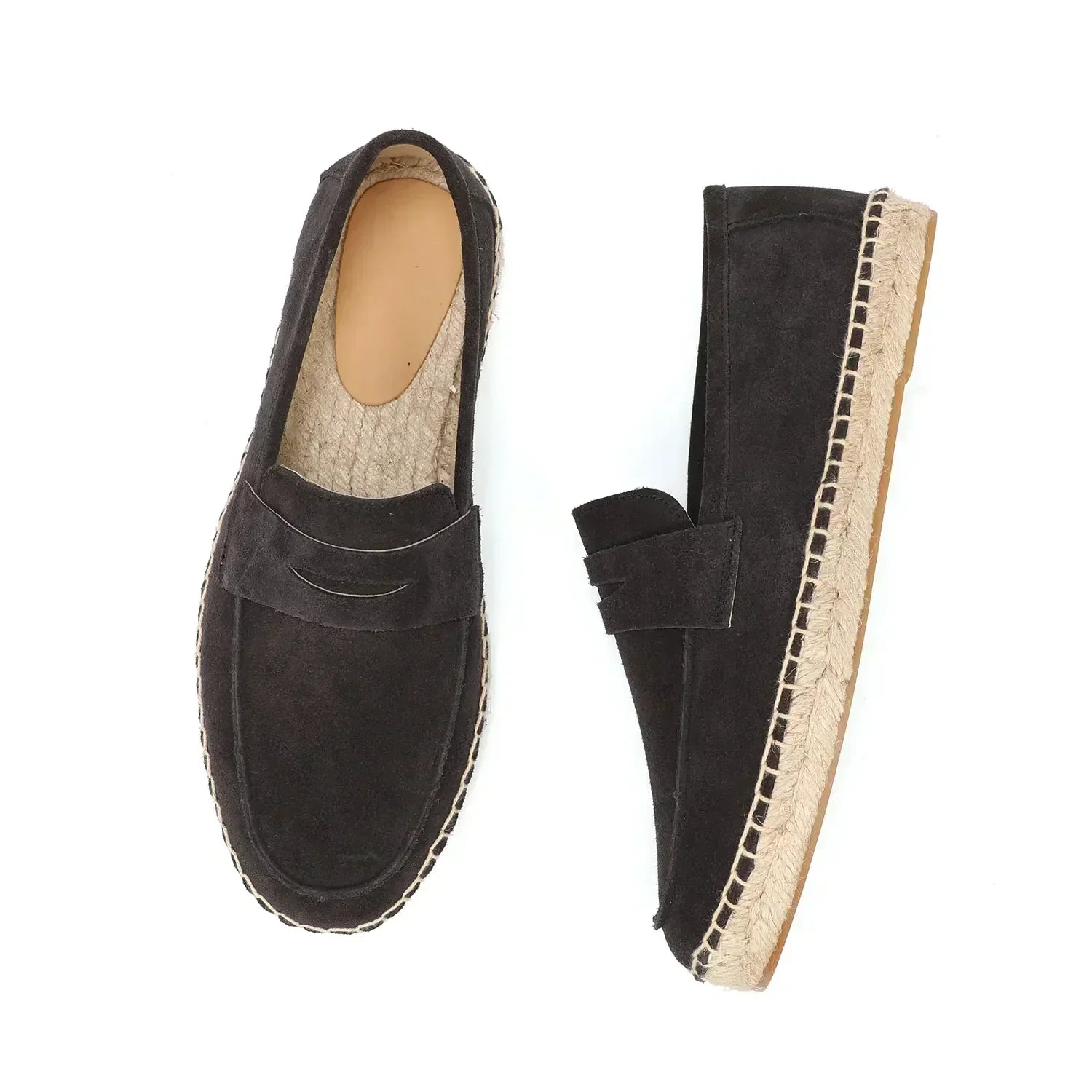 Elegantne seemisnahast espadrill