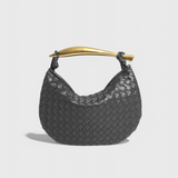 Gerda Bolso Woven kullatud käepidemega